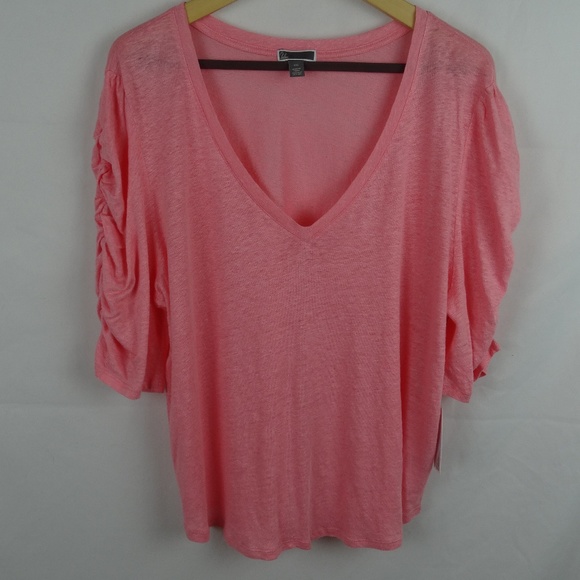 Chelsea28 Tops - Nordstrom Chelsea 28 Linen Half Sleeve Shirt XXL